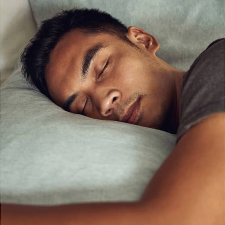 A person sleeping